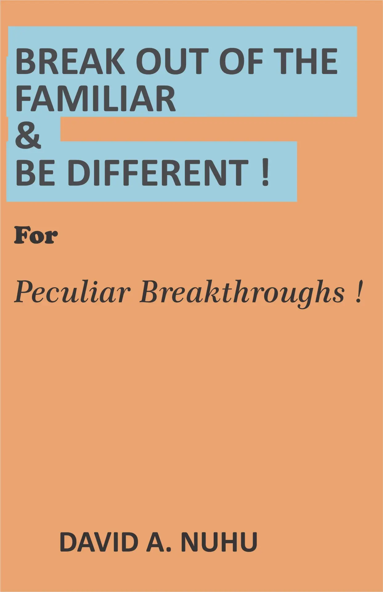 break book cover